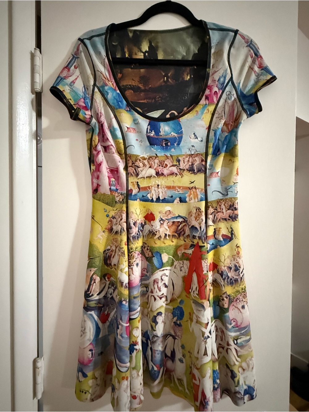 BlackMilk Unearthly vs Earthly Delights Cap Sleeve Inside Out Dress Medium - Picture 2 of 8